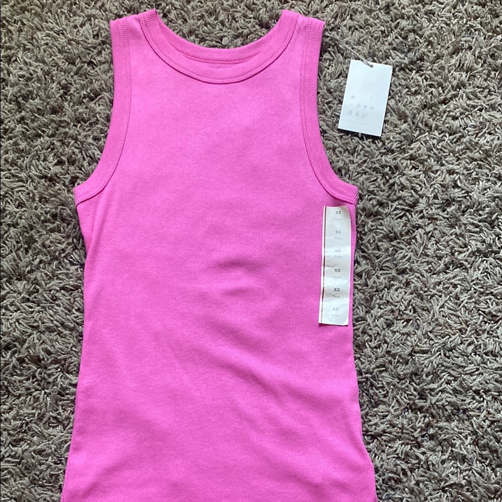 Pink Sleeveless Top